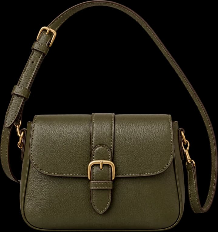 Olive crossbody bag